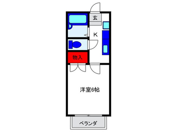 サマックス佐藤ハイツの物件間取画像